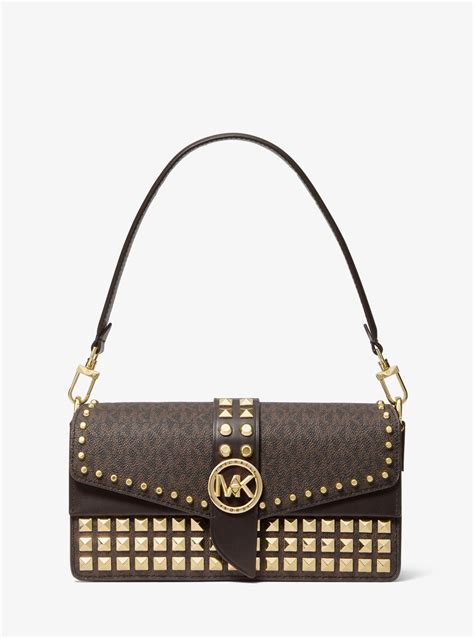 michael michael kors greenwich medium bucket bag 